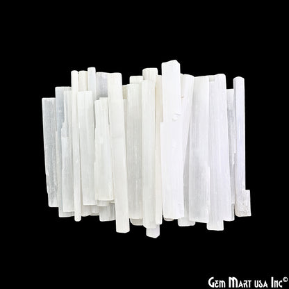 Selenite Rough Stick, Selenite Wand, Selenite, Palm Size Selenite, 5-6inch, Healing Crystal