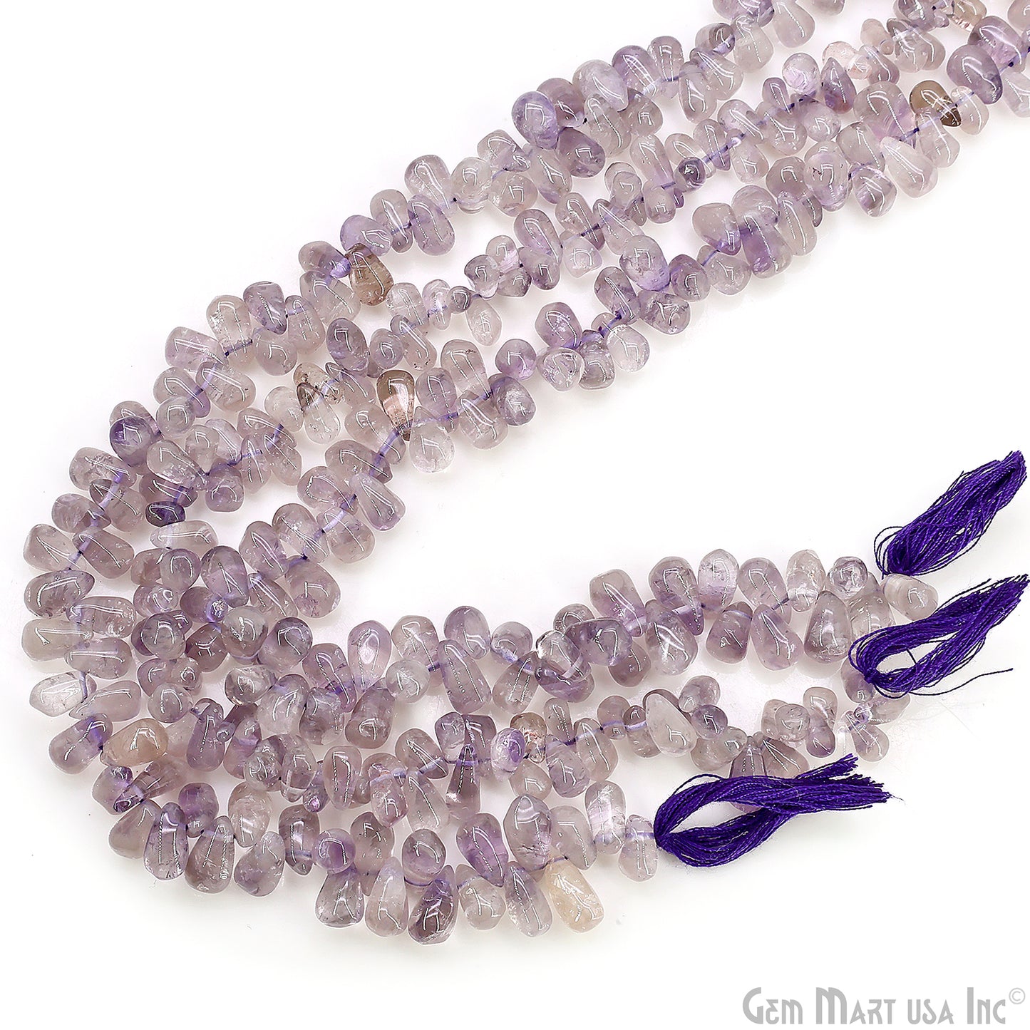 Amethyst Smooth Free Form Drilled Beads 5-6X9-11mm Waist Beads, Rondelle Bead Strand 14 Inch
