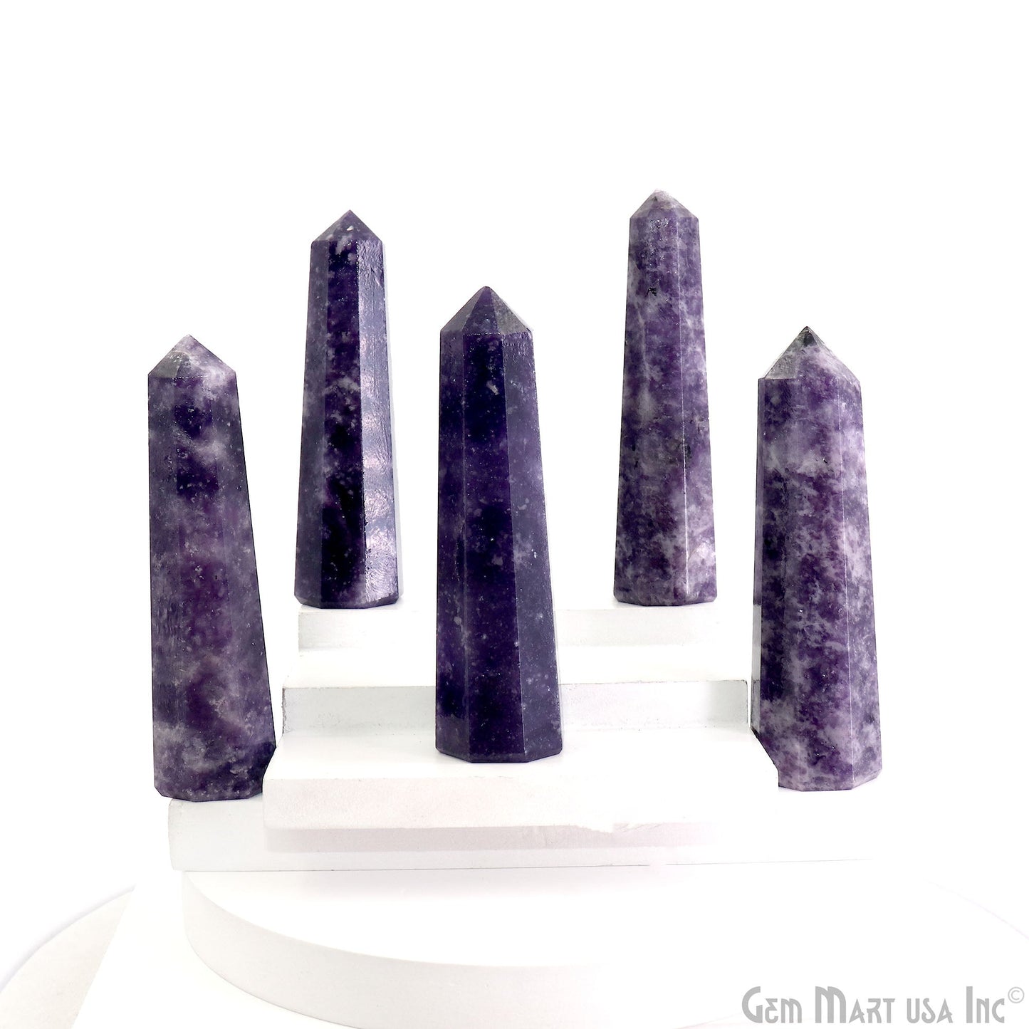 Gemstone Jumbo Tower Crystal Tower Obelisk Healing Meditation Gemstones 2-3 Inch