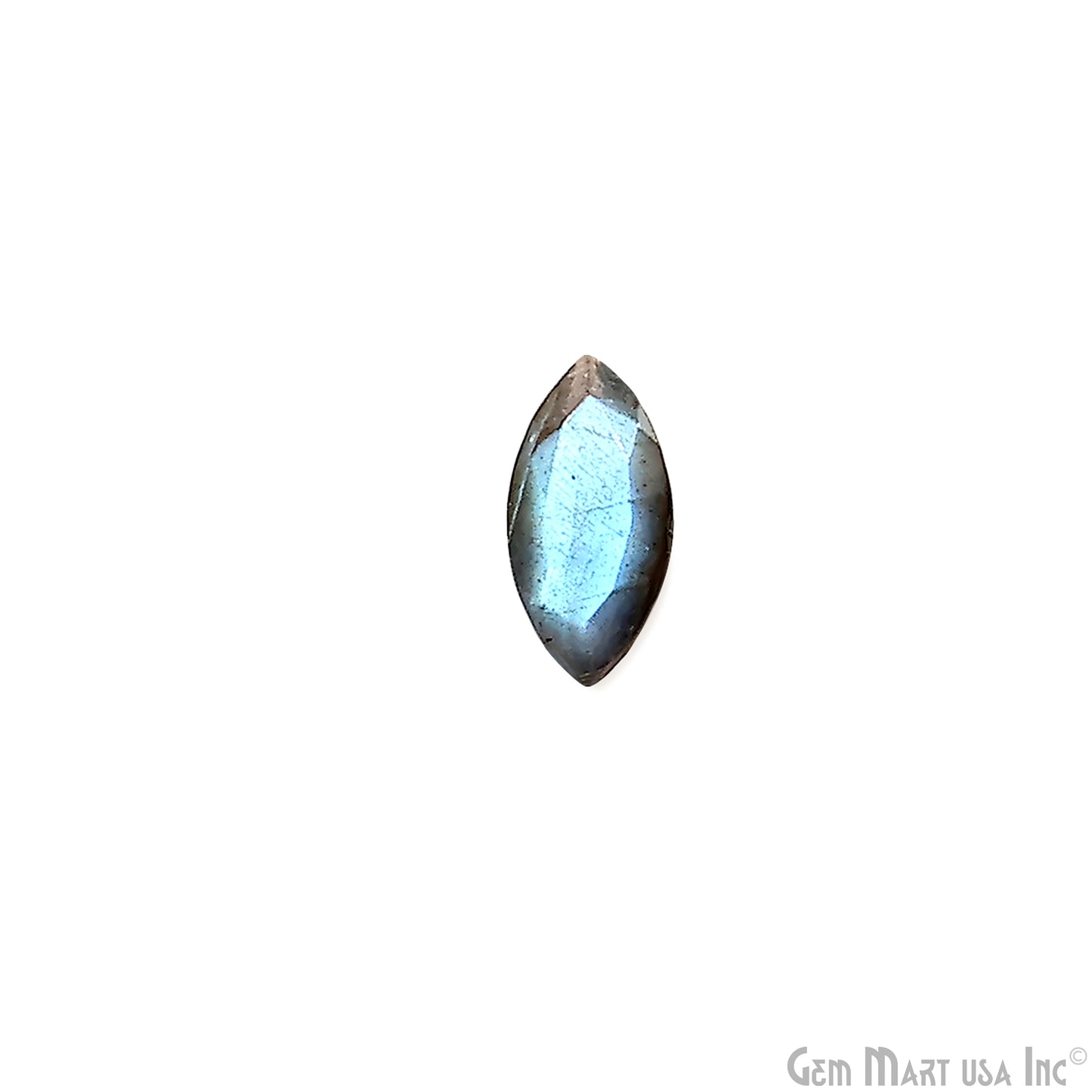 Labradorite Wholesale Gemstones, 100% Natural Semi-Precious Gems, Blue Flash Faceted Loose Gems, 6x12mm, Marquise, 4PC Lot