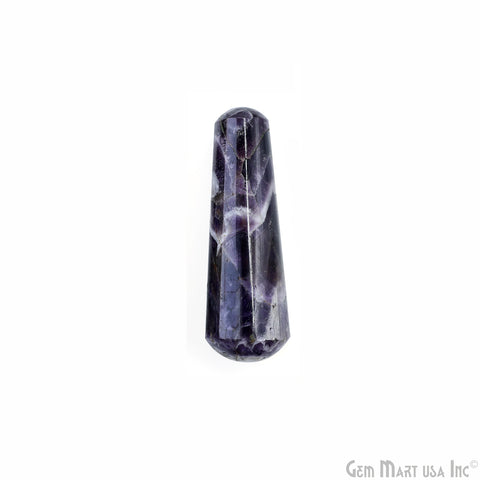 Lepidolite Massage Wand Terminate Gemstone, Metaphysical, Crystal Pencil Point, Crystal Tower, Chakra Stone, Healing Crystal 3-4Inch