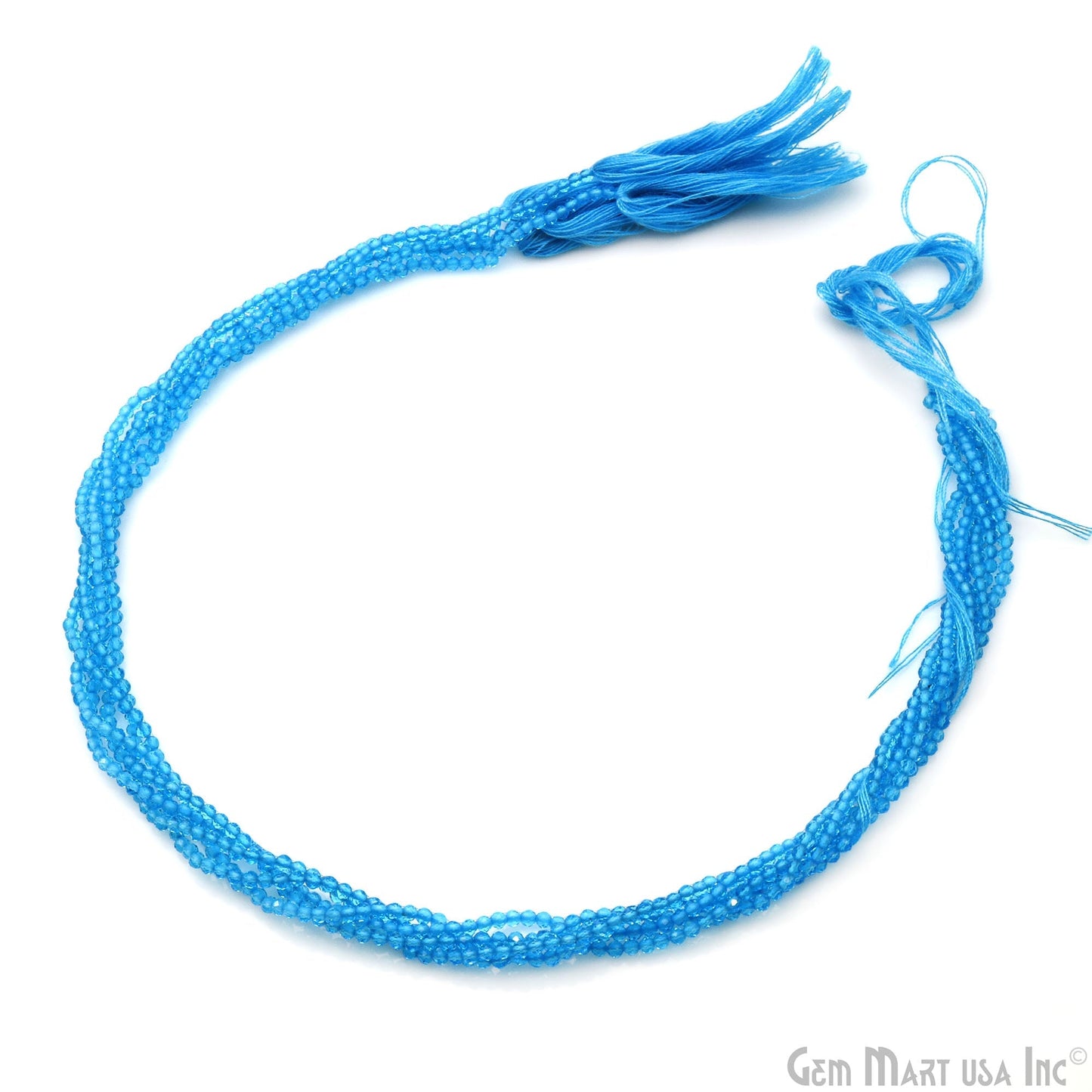 Rondelle Beads, 12-13 Inch Bead Strands, Natural Strung Gemstone, 2-2.5mm, Faceted, GemMartUSA (70000)