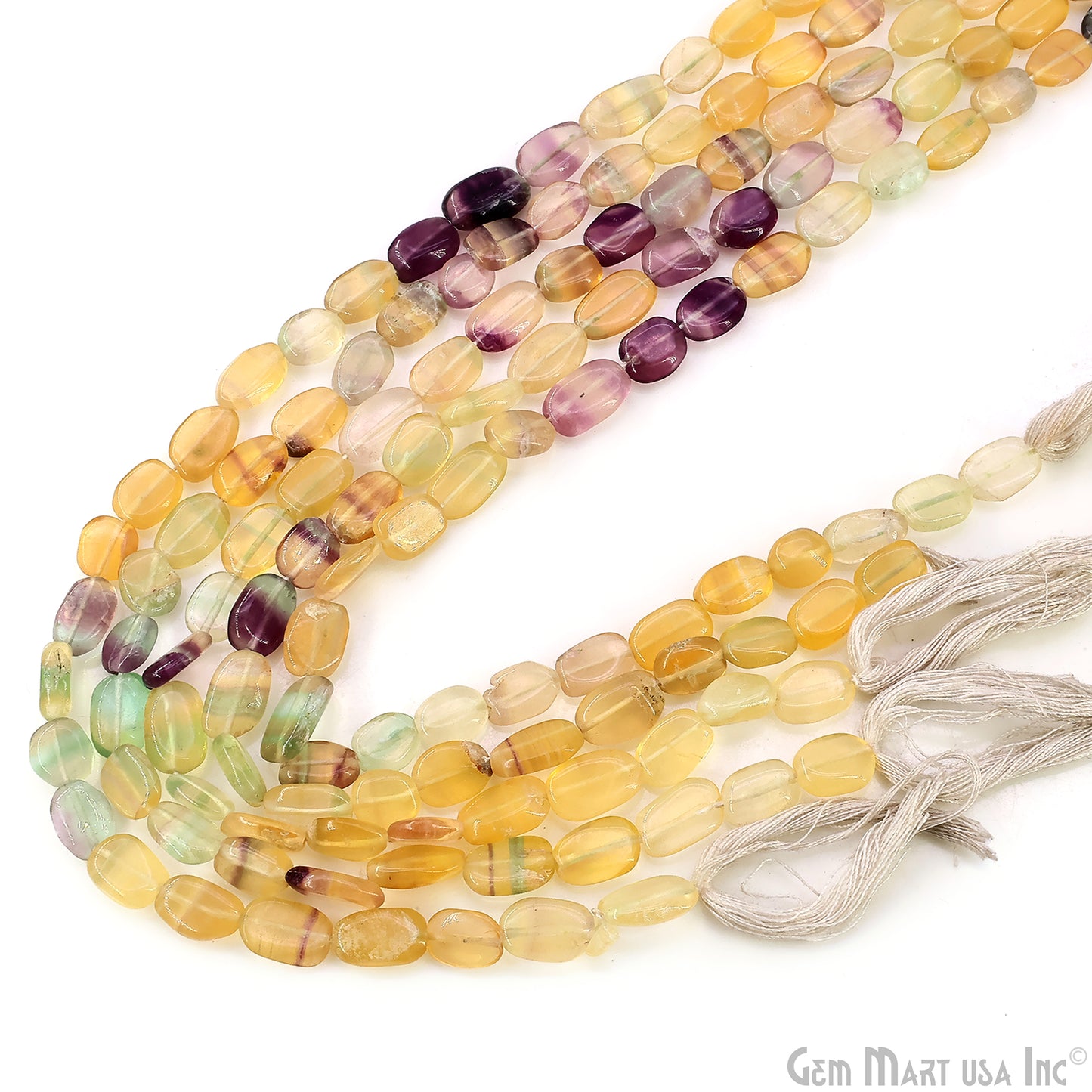 Fluorite Tumble Beads Free Form Drilled Beads 9-13X6-7mm Waist Beads, Rondelle Bead Strand 13 Inch
