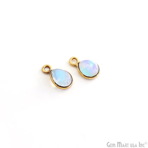Rainbow Moonstone Cabochon 6x4mm...