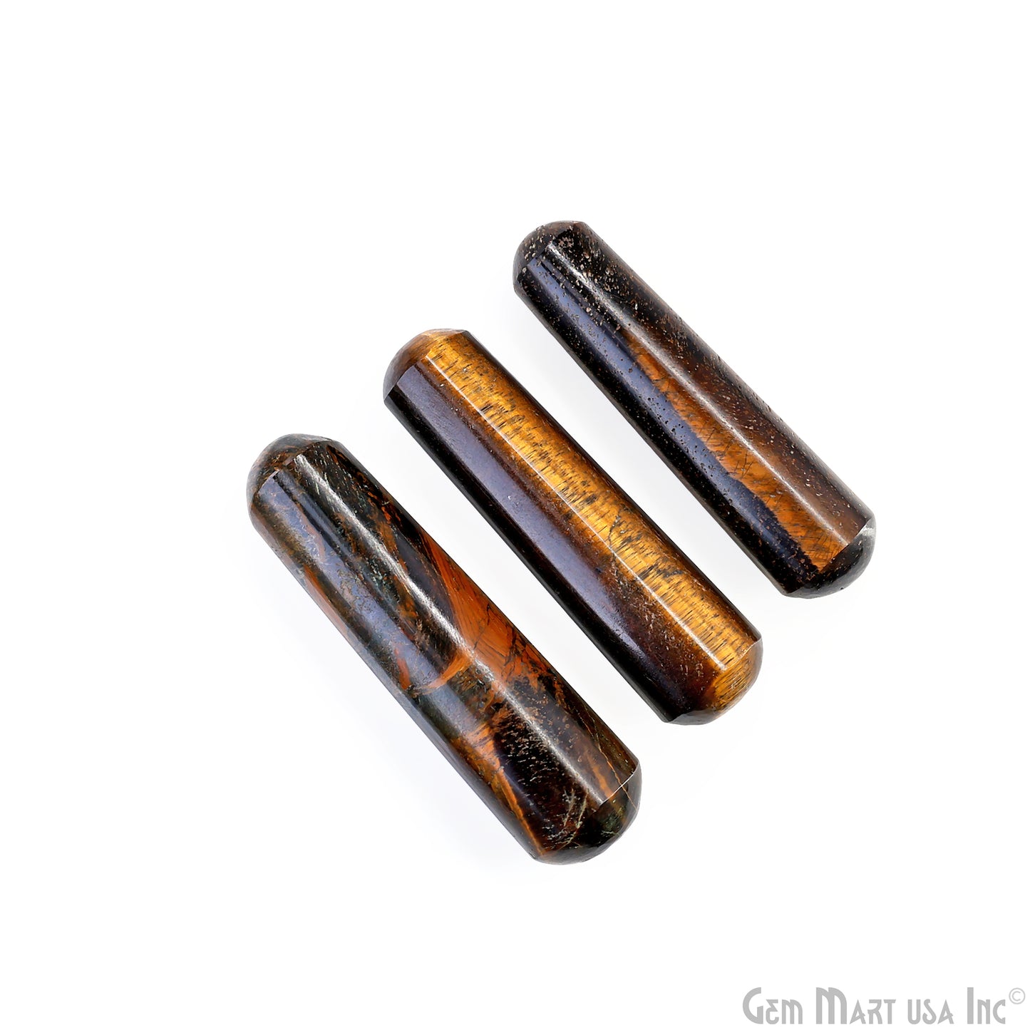 Tiger Eye Massage Wand Terminate Gemstone, Metaphysical, Crystal Pencil Point, Crystal Tower, Chakra Stone, Healing Crystal 3-4Inch