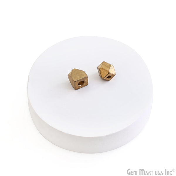 Brass Polygon Spacer Beads,...