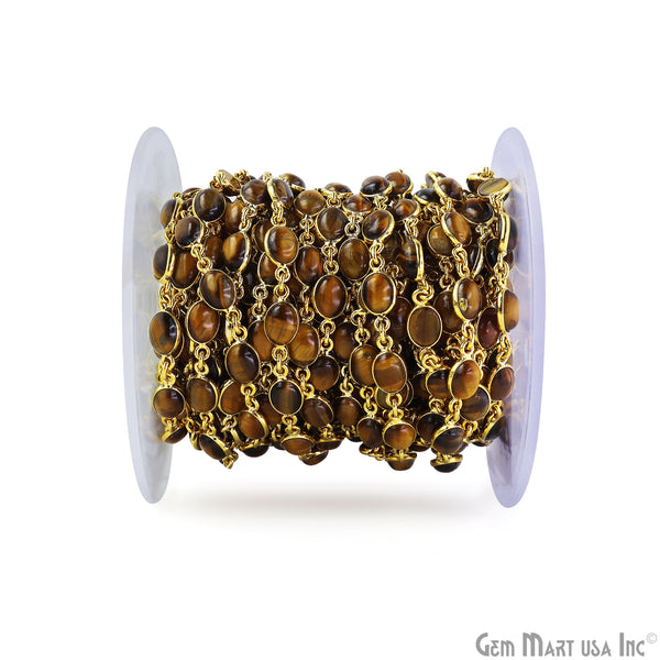 Tiger Eye Oval 8x6mm...