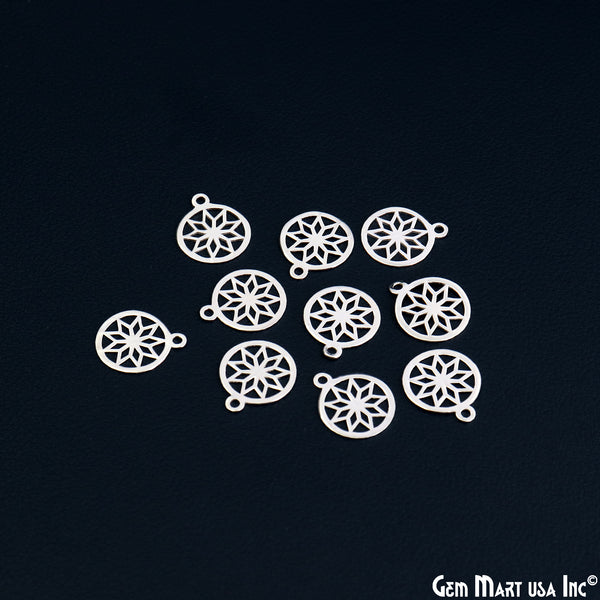 Round Shape Laser Charm...
