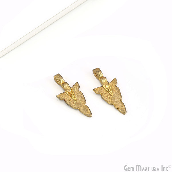 Brass Arrowhead Pendant Charm,...