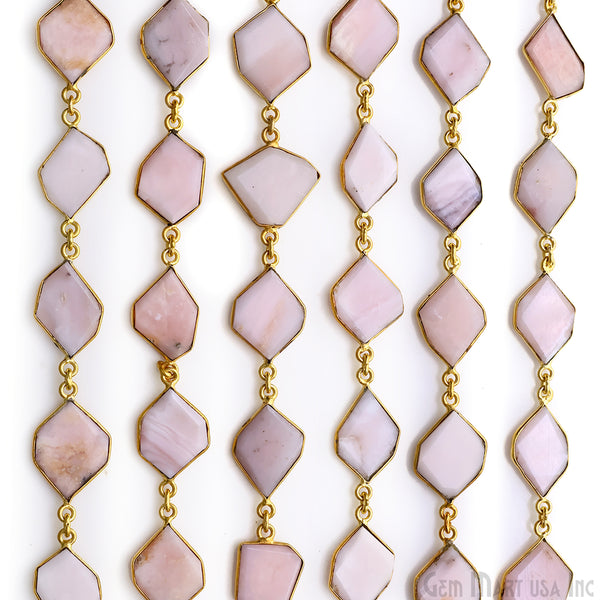 Pink Opal 10-15mm Faceted...