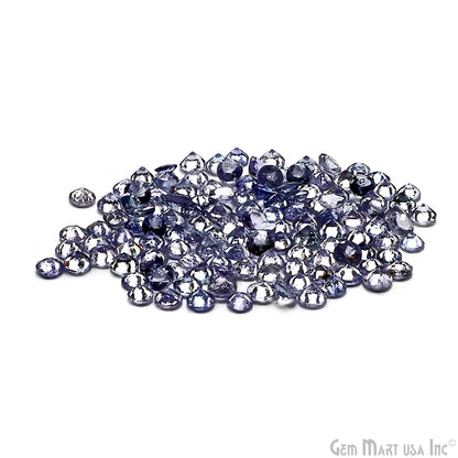 Tanzanite Round Gemstone, 5mm, 5+ Carats, 100% Natural Faceted Loose Gems, December Birthstone