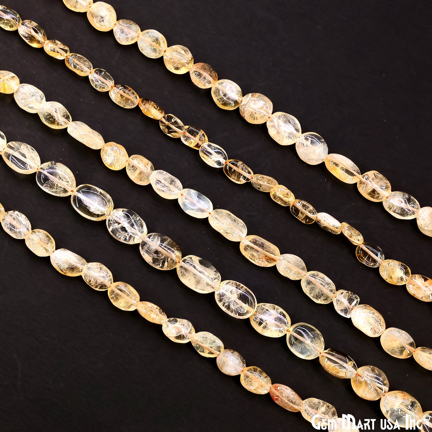 Golden Rutile Tumble Beads Free Form Drilled Beads 9-13X6-7mm Waist Beads, Rondelle Bead Strand 13 Inch