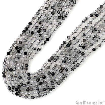 Rondelle Beads, 12-13 Inch Bead Strands, Natural Strung Gemstone, 2-2.5mm, Faceted, GemMartUSA (70000)