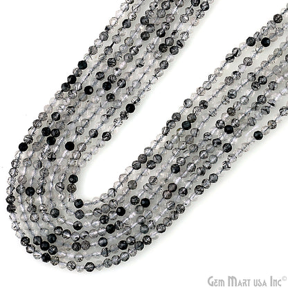 Rondelle Beads, 12-13 Inch Bead Strands, Natural Strung Gemstone, 2-2.5mm, Faceted, GemMartUSA (70000)