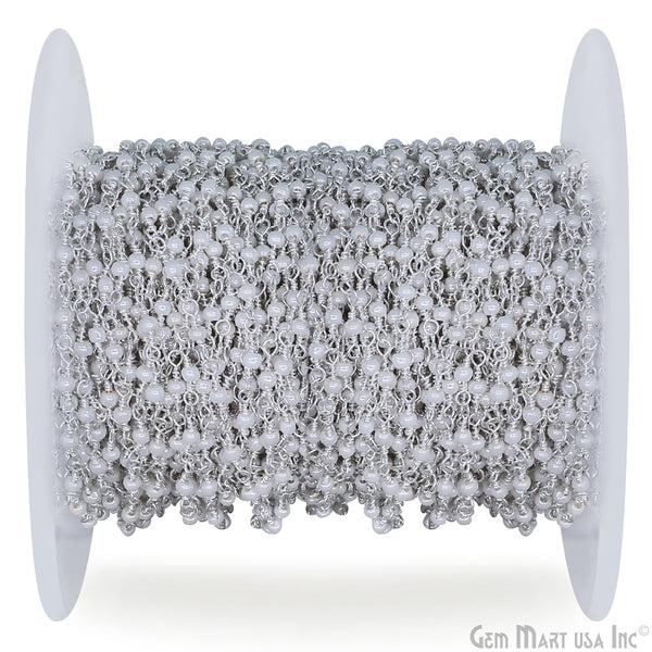 Synthetic Pearl Faceted 2mm...