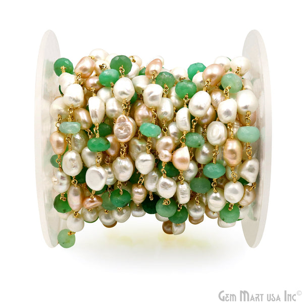 Chrysoprase & Freshwater Pearl...