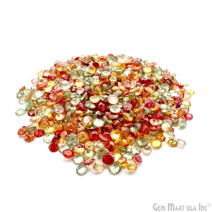 Multi Sapphire Wholesale Gemstones, 100% Natural Precious Gems, Multi Color Faceted Loose Gems, 2-3mm, Round, 5 Carats