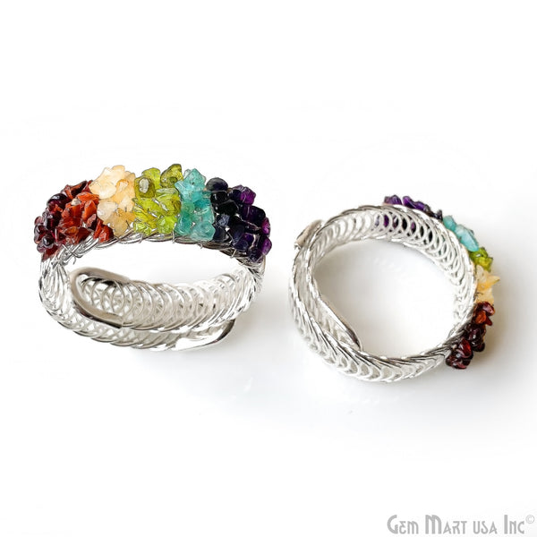 Elegant 7 Chakra Silver...