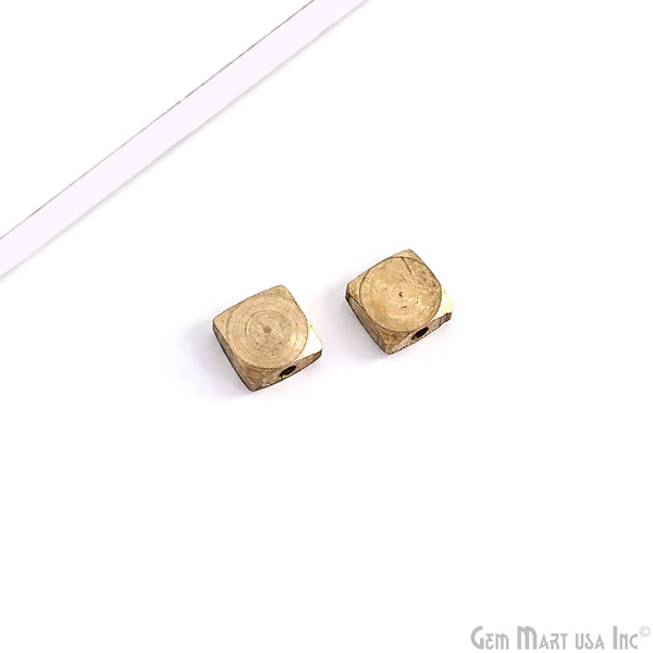 Brass Cube Spacer Beads...