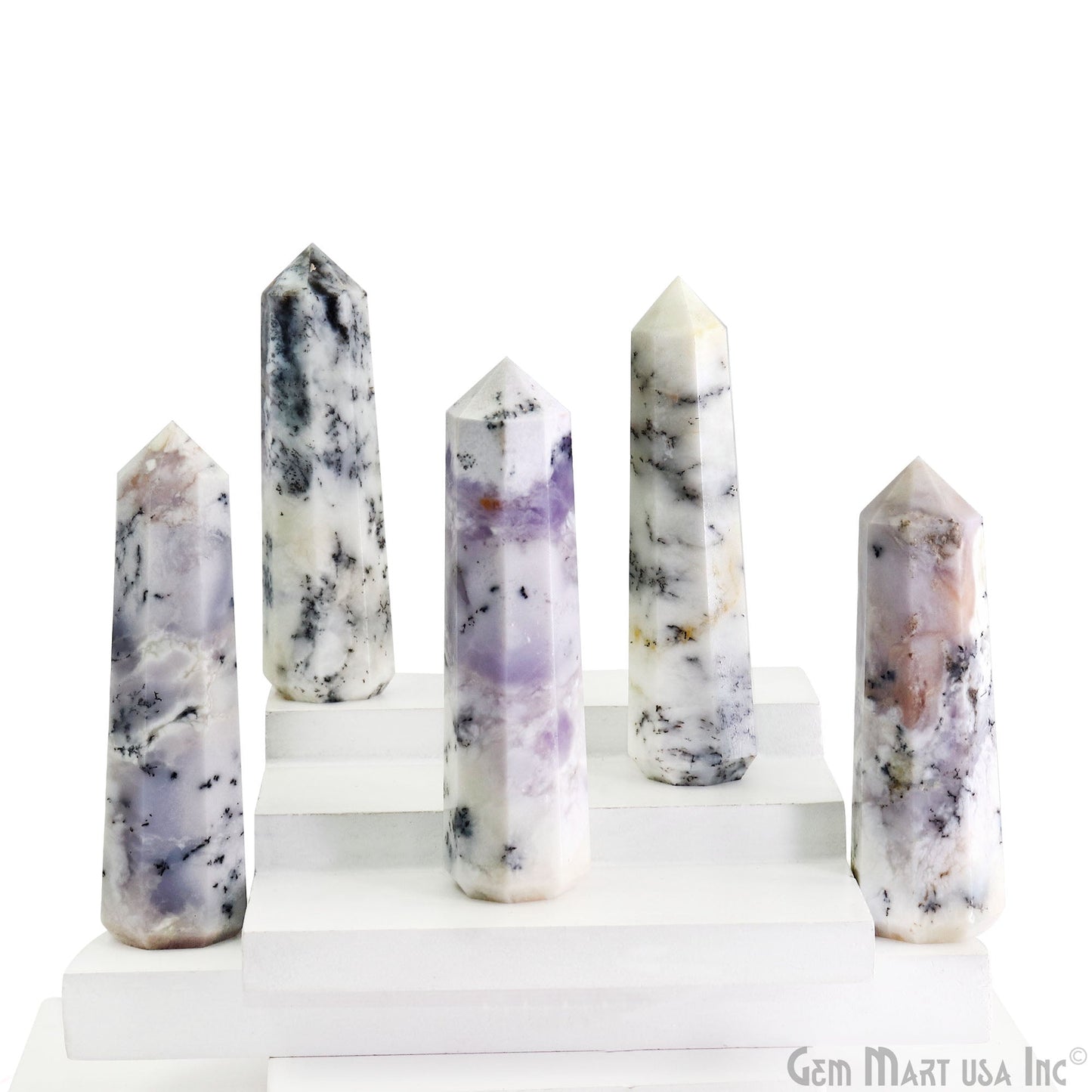 Gemstone Jumbo Tower Crystal Tower Obelisk Healing Meditation Gemstones 2-3 Inch