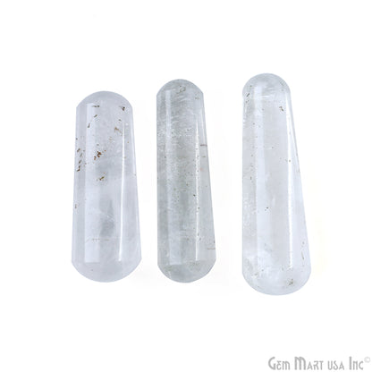 Crystal Massage Wand Terminate Gemstone, Metaphysical, Crystal Pencil Point, Crystal Tower, Chakra Stone, Healing Crystal 3-4Inch