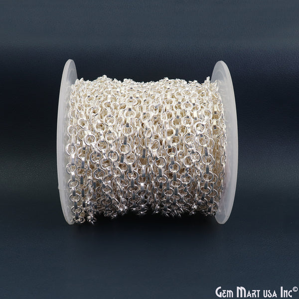 Dainty Silver Plated 6mm...