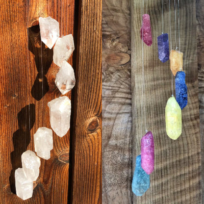 Agate Slice Wind Chime, Natural Gemstone Wind Chime, Garden Décor, Home Décor, Melodic Tones