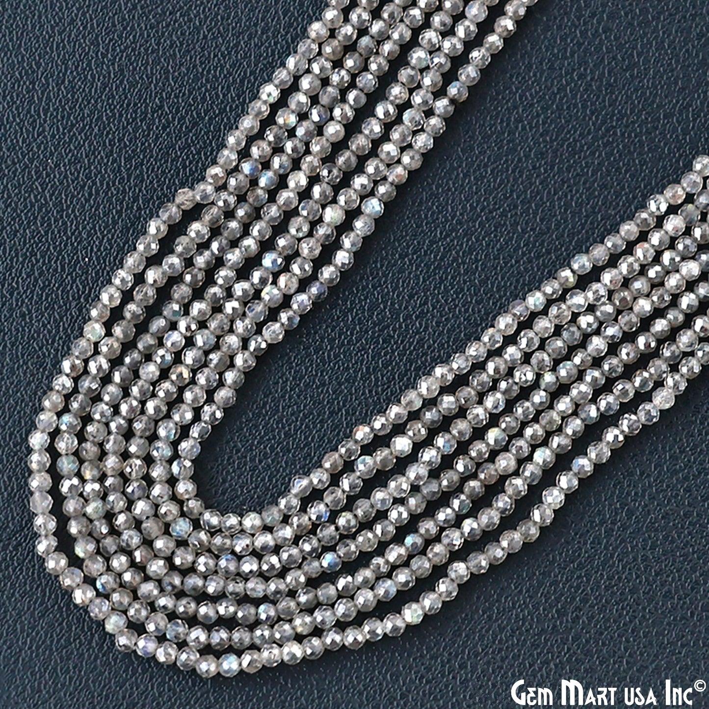 Gemstone Rondelle Bead Strands, Round Faceted, Polished Beads, Handmade Rondelle Beads, 12.5-inch, 3-4mm Round Strands for DIY Jewelry Making