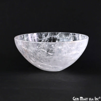 Natural Crystal Mini Carved Gemstone Bowl Cup 2 inch