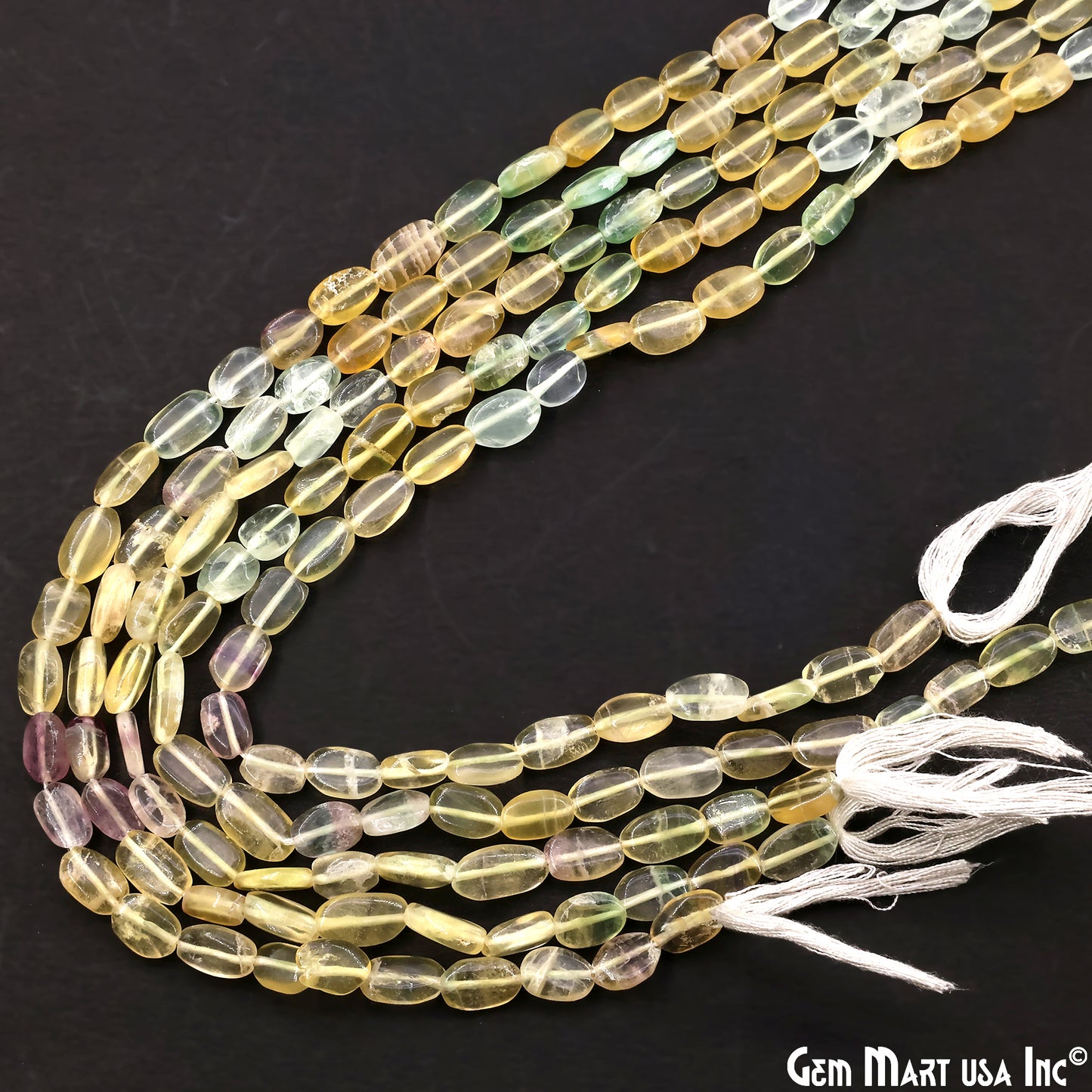 Fluorite Tumble Beads Free Form Drilled Beads 9-13X6-7mm Waist Beads, Rondelle Bead Strand 13 Inch