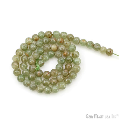 Aventurine Smooth Round Drilled Beads 3-5mm Waist Beads, Rondelle Bead Strand 13 Inch