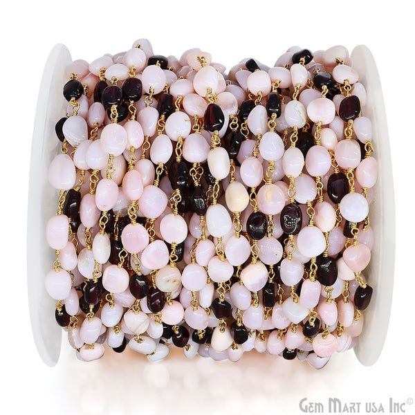 Pink Opal & Garnet...