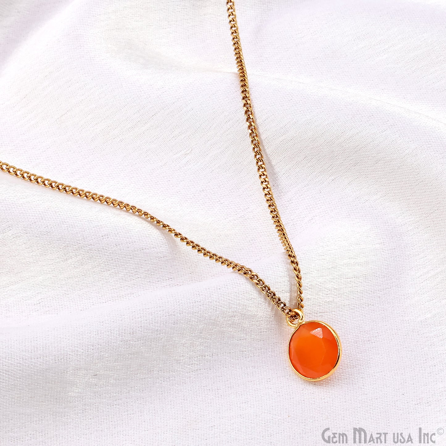 Round 9mm Brilliant Cut Gold Plated Bezel Single Bail Gemstone Connector