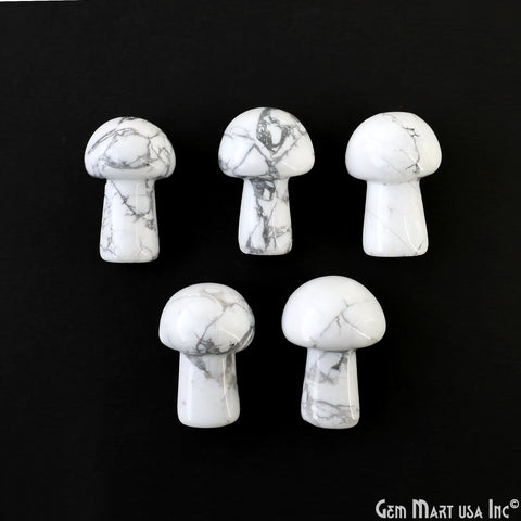 Natural Stone Hand Carved Gemstone Mushroom