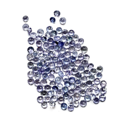 Tanzanite Round Gemstone, 5mm, 5+ Carats, 100% Natural Faceted Loose Gems, December Birthstone