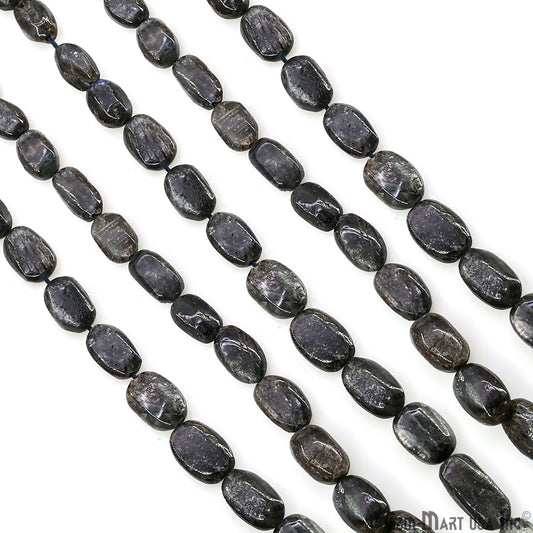 Tanzanite Tumble Beads Free Form Drilled Beads 9-13X6-7mm Waist Beads, Rondelle Bead Strand 13 Inch