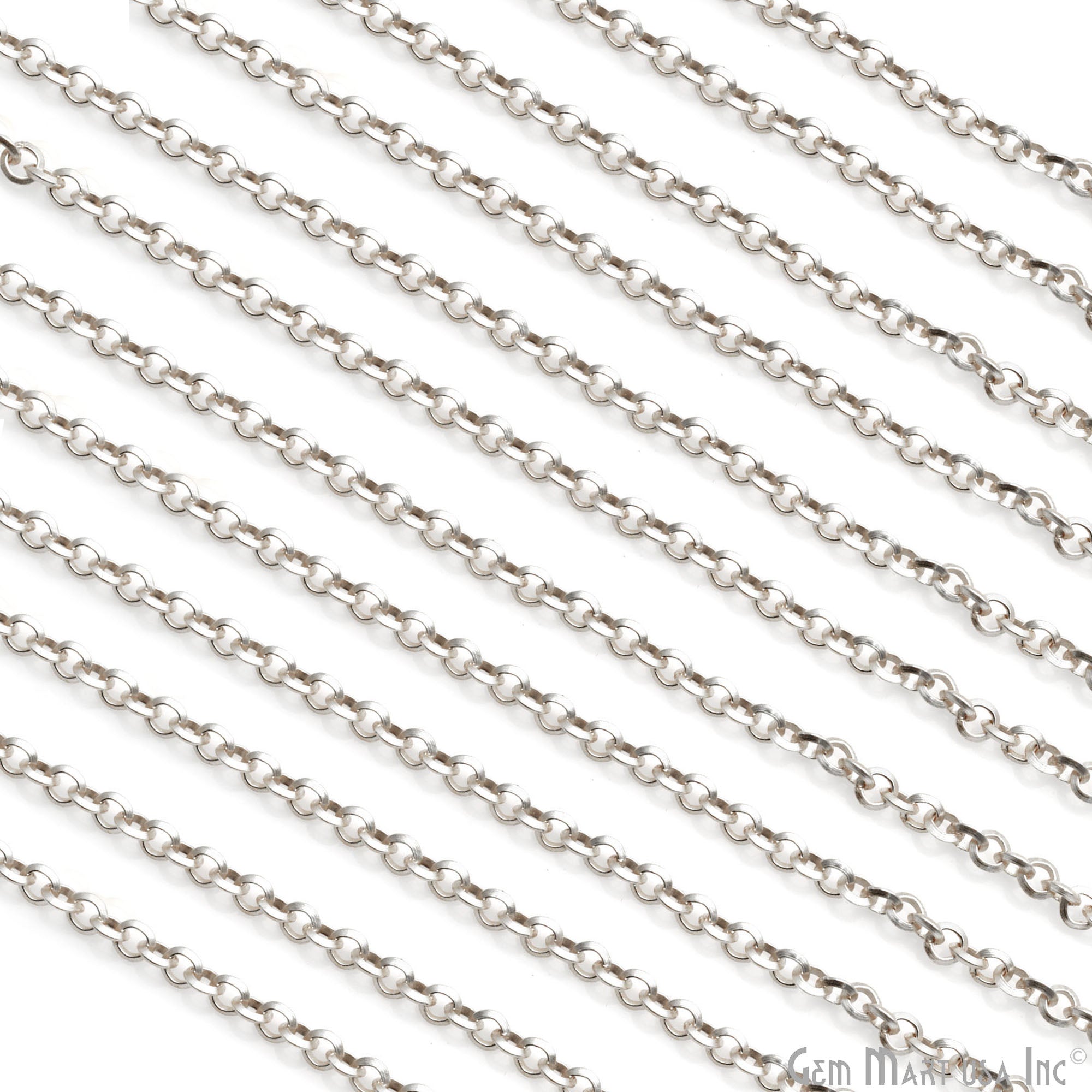 Flat Link Cable Chain For Jewelry Making 3mm Flat Cable Chain