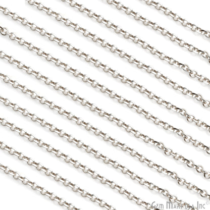 Cable Chain For Jewelry Making 3mm Cable Link Chain Necklace, Minimal Finding Chain