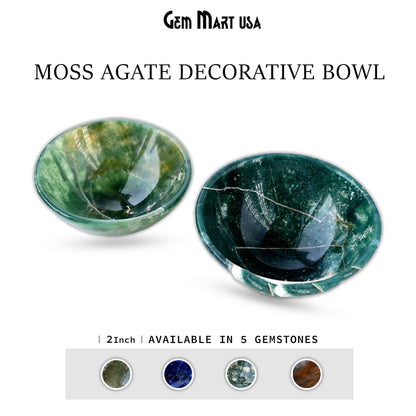 Natural Labradorite Mini Carved Gemstone Bowl Cup 2 inch