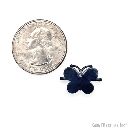 Abalone Shell Butterfly Charm Pendant 12x18mm Double Bail Bracelet Charm Jewelry GemMartUSA