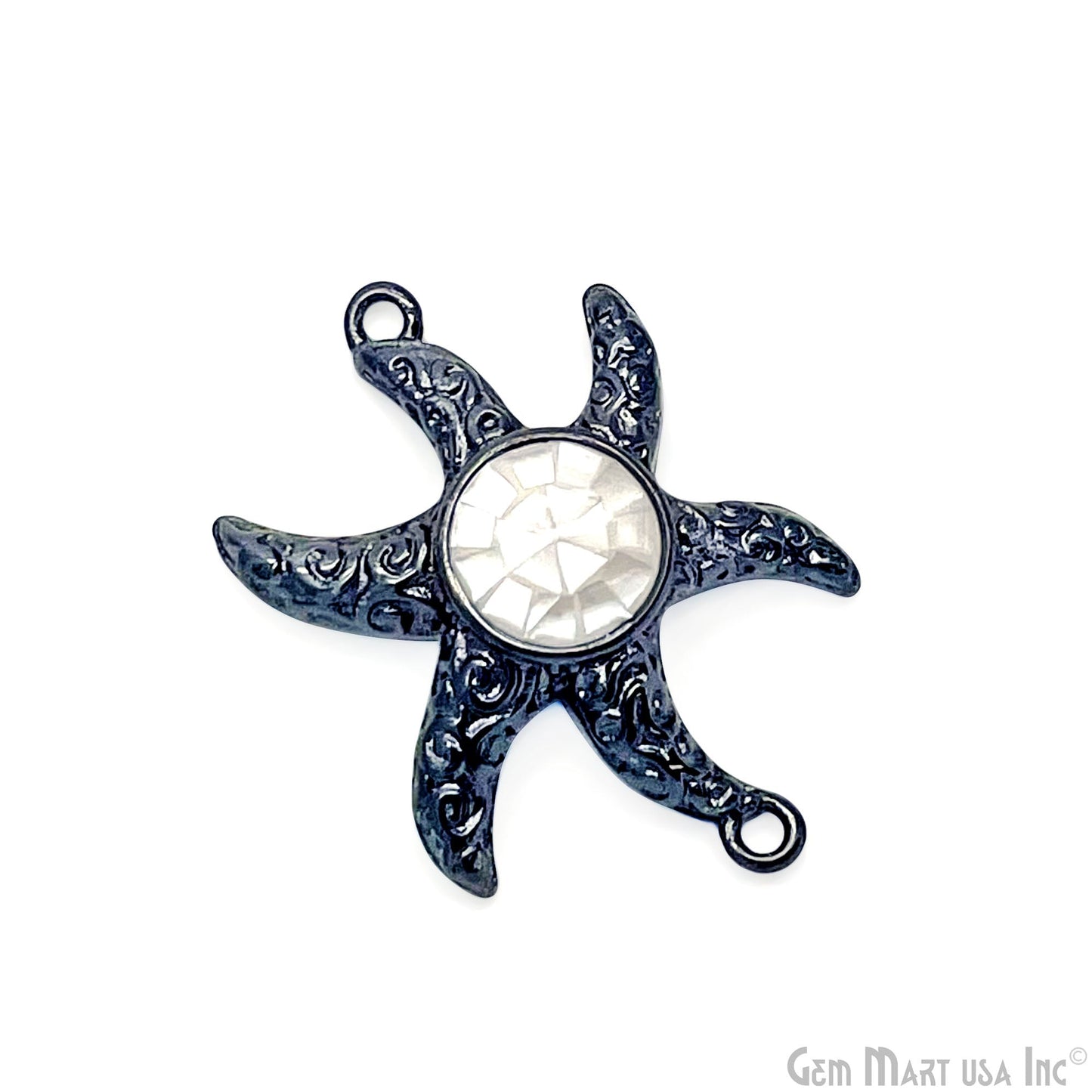 Starfish Charm Finding, 25mm Star Pendant, Bracelet Charm Jewelry GemMartUSA