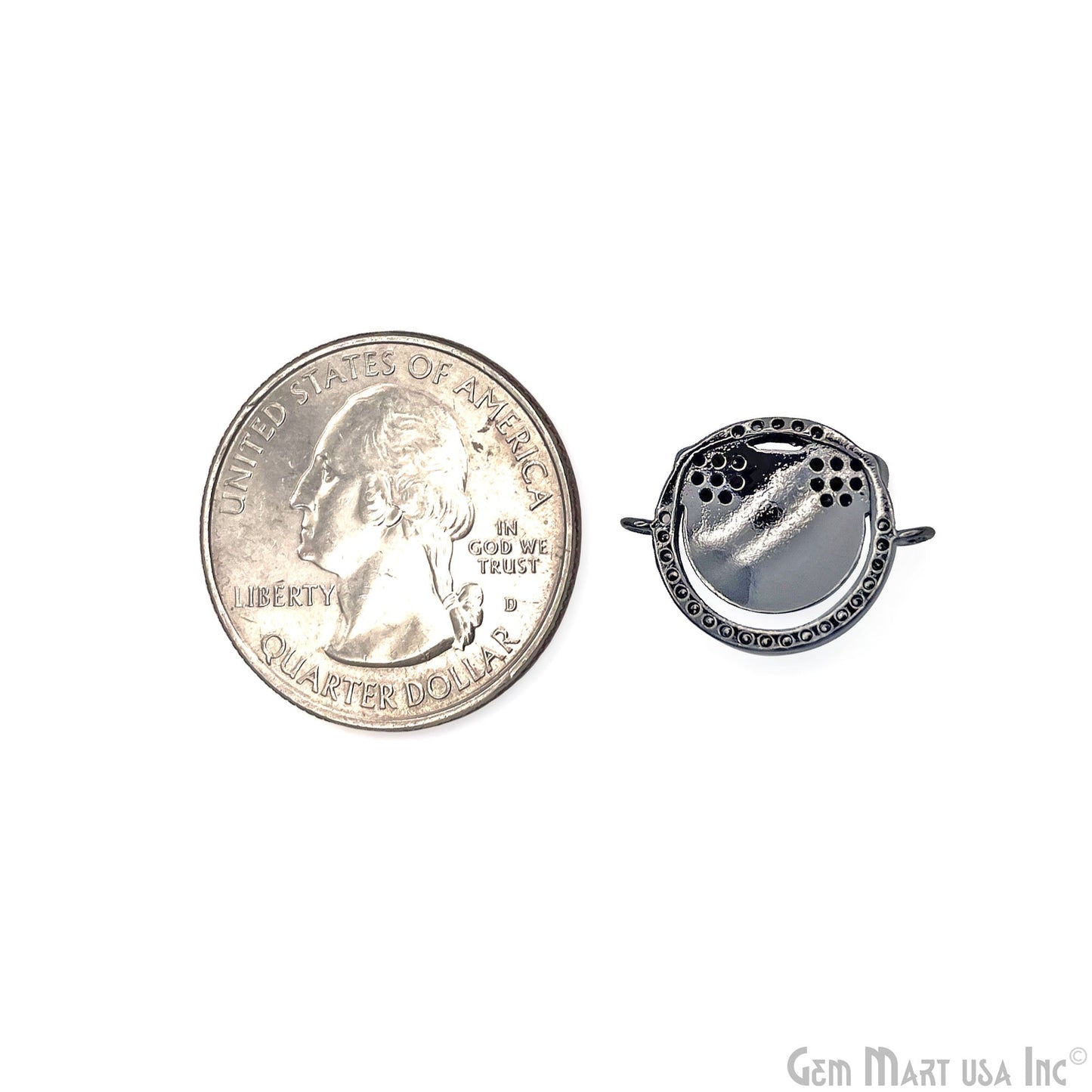 Sunglasses Smiley Face Cool Emoji Pendant 20x15mm Cubic Zircon Emoji Charm Jewelry GemMartUSA