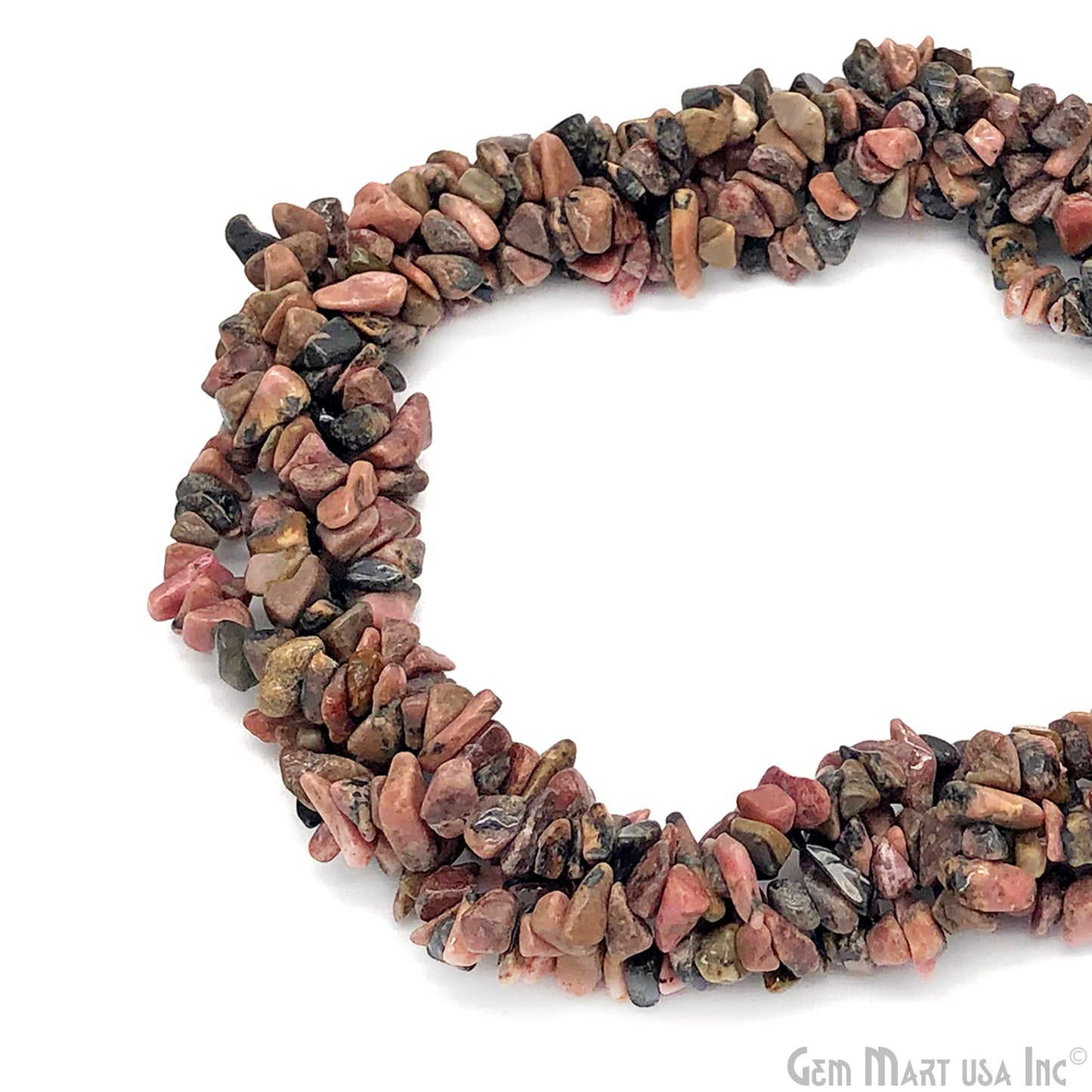 Natural Chip Beads, 34 Inch, Genuine Chip Strands, Drilled Strung Nugget Beads, 3-7mm, Polished, GemMartUSA (70001)