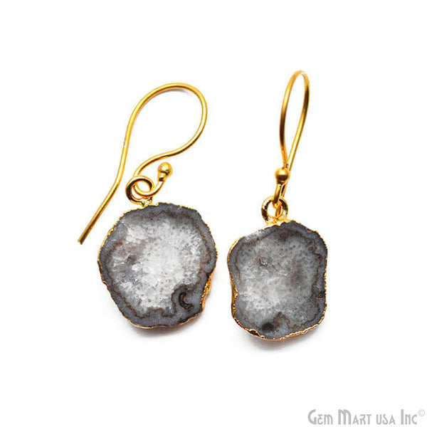 Grey Geode Organic Druzy...