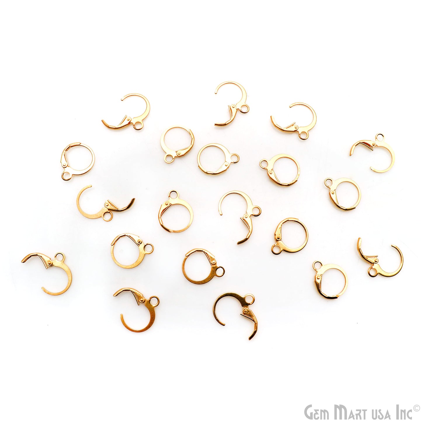 10 PC Lot 16x10mm Lever Back Earring Finding Hooks (Pick Your Plating)