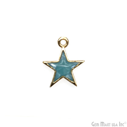 Shell Star Shape 12mm Single Bail Connector Charm Jewelry GemMartUSA