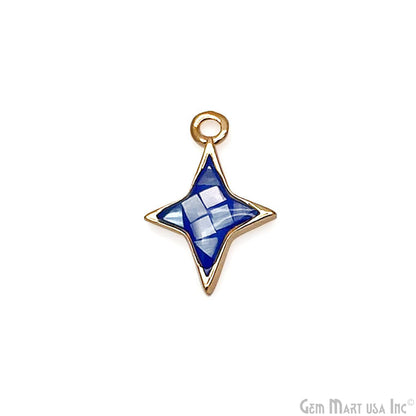 Star shape Charm Shell 14x10mm Single Bail Connector Charm Jewelry GemMartUSA