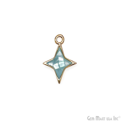 Star shape Charm Shell 14x10mm Single Bail Connector Charm Jewelry GemMartUSA