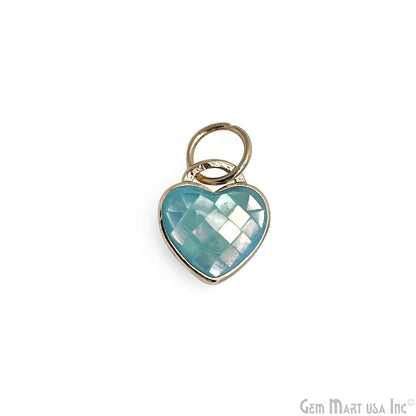 Heart Charm Pendant 10mm Single Bail Bracelet Charm Jewelry GemMartUSA