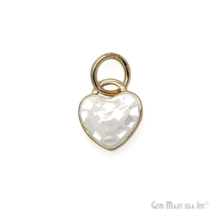 Heart Charm Pendant 10mm Single Bail Bracelet Charm Jewelry GemMartUSA